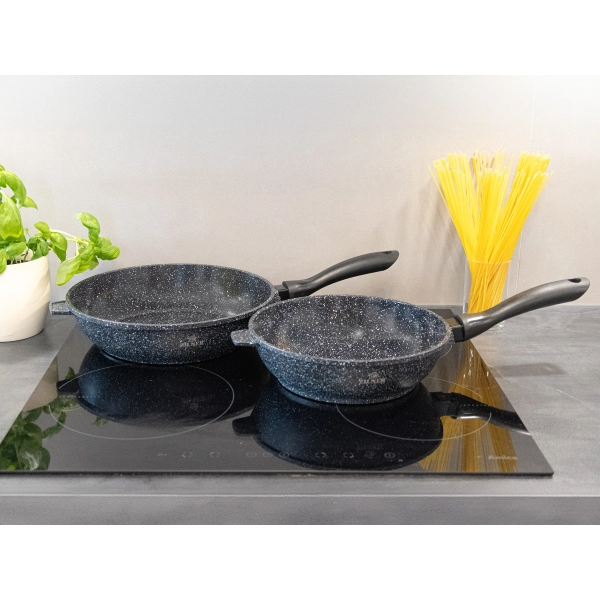 ZESTAW GARNKÓW CERAMICZNO MARMURKOWYCH NA INDUKCJE 17 ELE ZL-8536